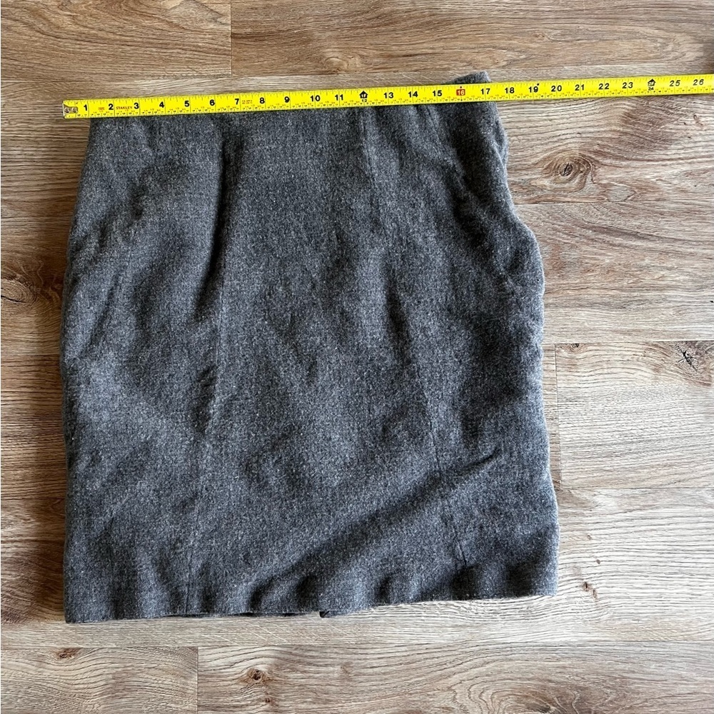 Brooks Brothers 2Piece Skirt Suit Italian Wool Gray Women’s Size 16 - Picture 6 of 9